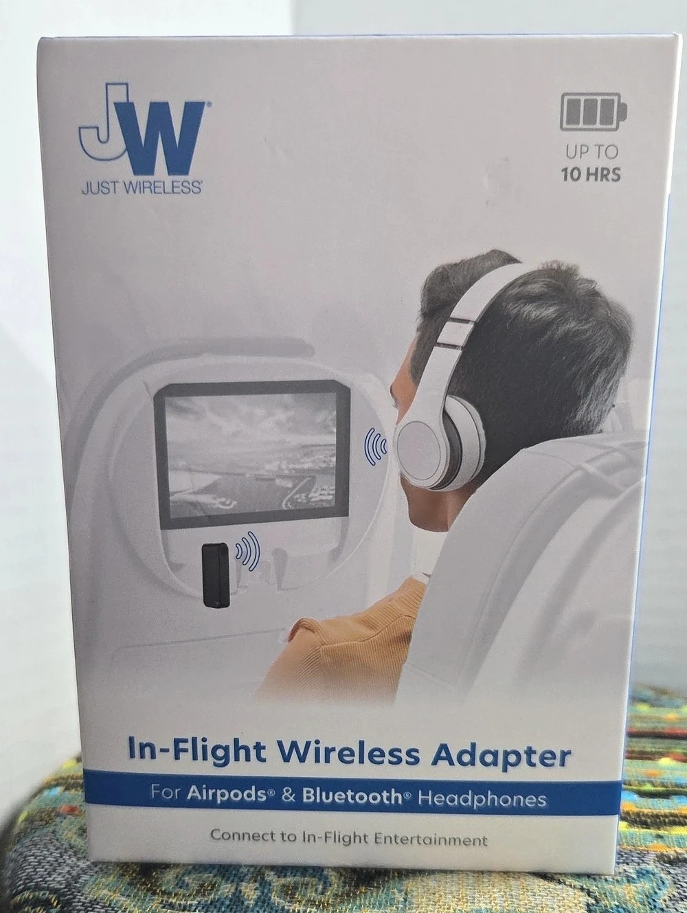 Just Wireless In-Flight Wireless Adapter Wireless Bluetooth In-Flight Adapter